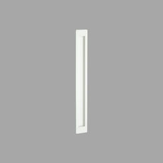 Zanda Verve Flush Pull 300 x 37mm White 5306.WHT - The Blue Space