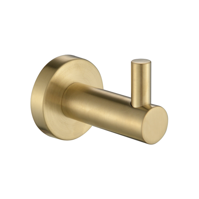 Modern National Mirage Robe Hook Single Brushed Bronze | The Blue Space