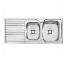 Oliveri Endeavour 1 & 3/4 bowl topmount sink L/H drainer 1TH - The Blue Space