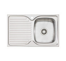 Oliveri Endeavour single bowl topmount sink L/H drainer 1TH - The Blue Space