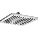 Modern National Square Shower Head Brass 200 x 200mm - Chrome | The Blue Space