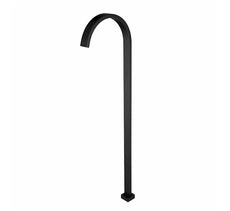 Modern National Chao Free Standing Bath Spout Matte Black | The Blue Space