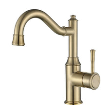 Modern National Montpellier High Rise Basin Mixer Brushed Bronze | The Blue Space