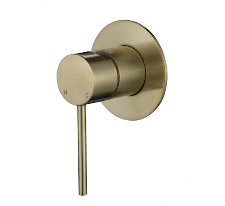 Modern National Star Mini Shower Mixer PVD Brushed Bronze | The Blue Space