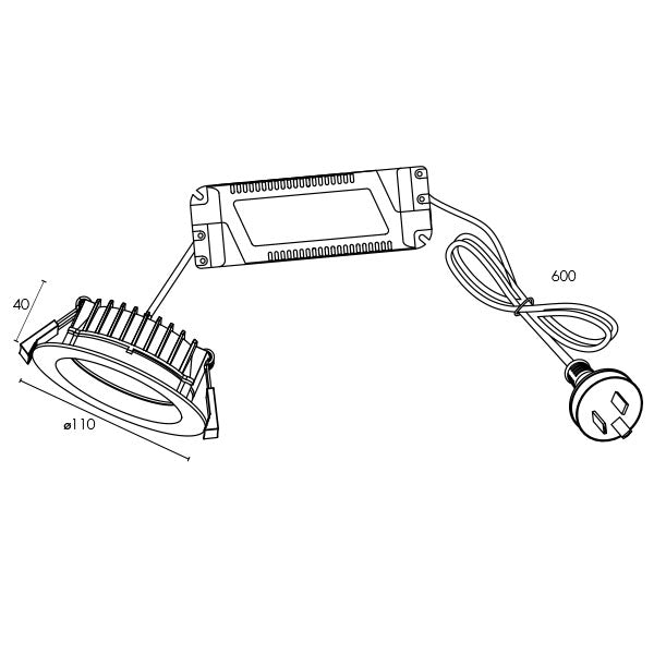 Brilliant smart store downlight