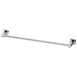 Phoenix Radii Single Towel Rail Round Plate-Chrome