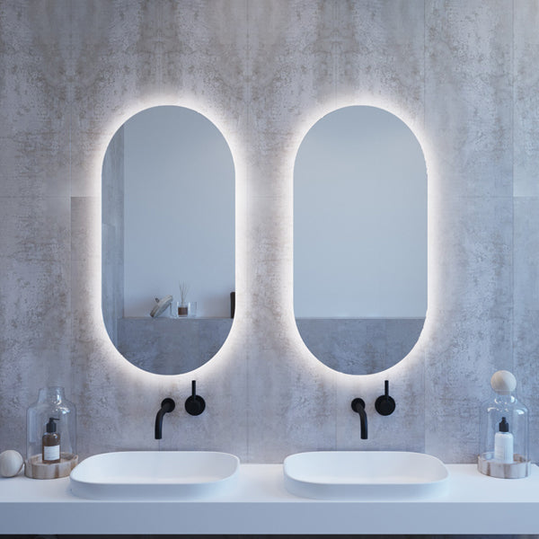 Led shop mirror range