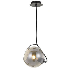 Telbix Bondi ES 20cm Pendant - Smoke | The Blue Space