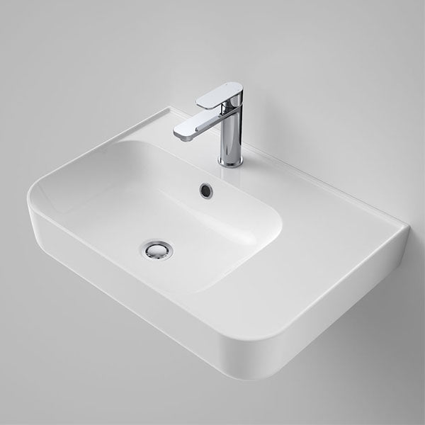 Caroma Tribute Rectangle Wall Basin Right Hand Shelf 600mm Online — The ...