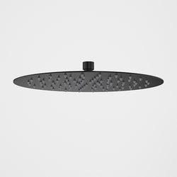 Caroma Urbane II Round Rain Shower Head 300mm Matte Black - The Blue Space