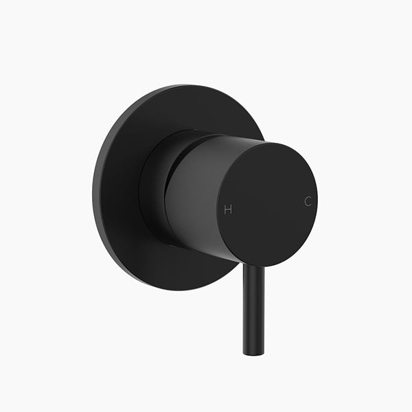 Clark Round Wall Hook Matte Black, Best Price Online - The Blue Space