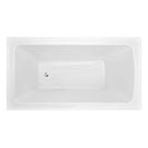 Decina Shenseki Compact Rectangle Inset Small Bath White 1395 & 1515 - The Blue Space