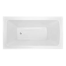 Decina Shenseki Compact Rectangle Inset Small Bath White 1395 & 1515 - The Blue Space