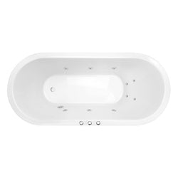 Decina Uno Santai Oval Spa Bath White - The Blue Space