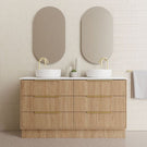 Marquis Lake Freestanding Vanity 1500mm in Prime Oak Finish - The Blue Space