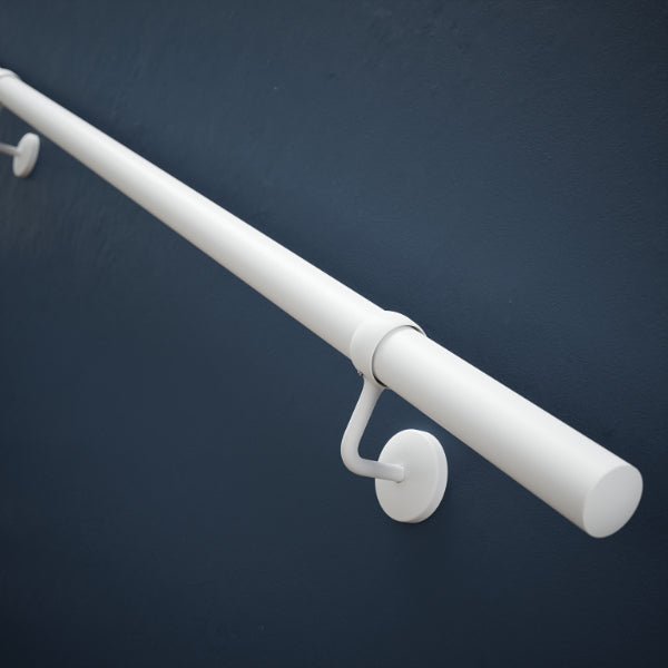 Rothley Anti Bacterial Indoor Handrail Kit Matt White Online at The ...